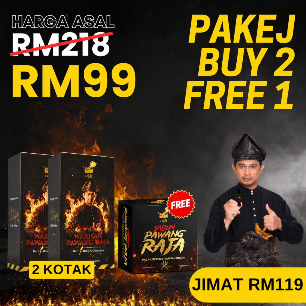 [PROMO] 2 KOTAK (FREE SABUN PAWANG RAJA)