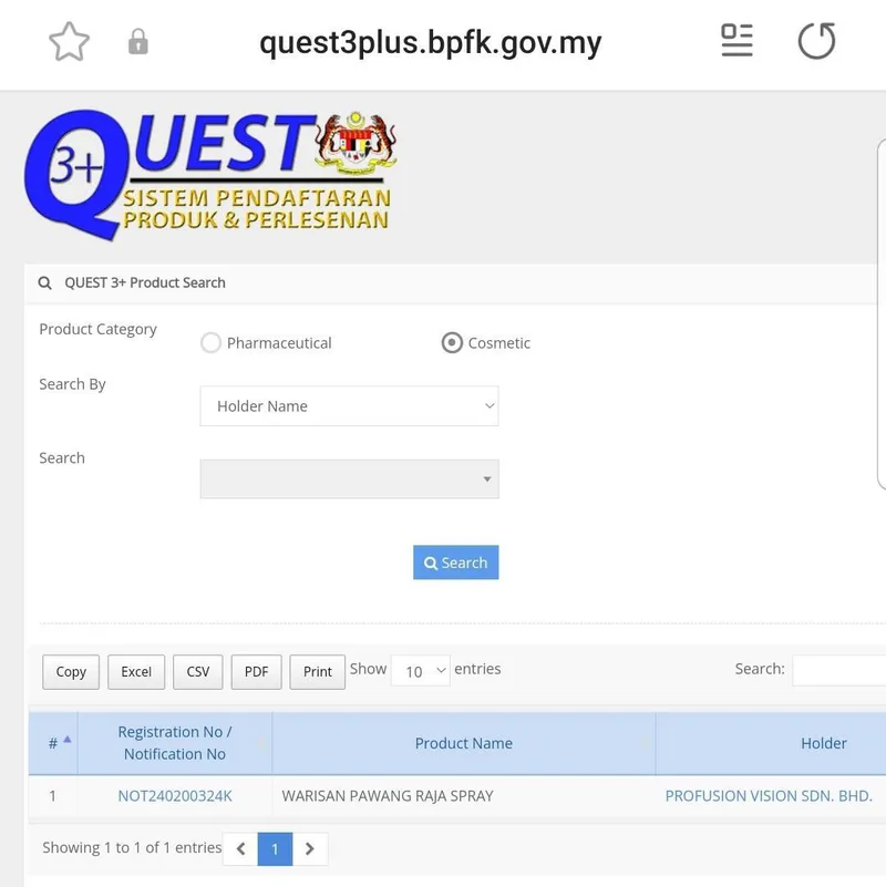 Sabun Pawang Raja KKM